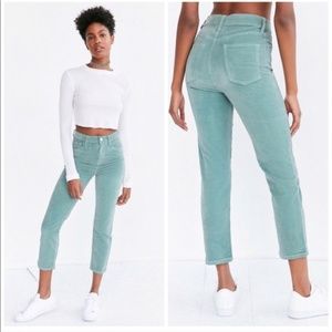 BDG Girlfriend Velvet High-Rise Pant
